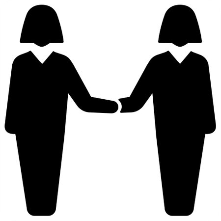 friends and Symbol icon conceptのイラスト素材