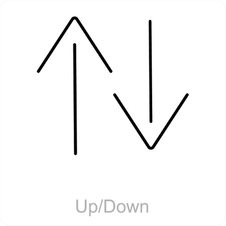 This is beautiful handcrafted pixel perfect Black Line Arrow iconのイラスト素材