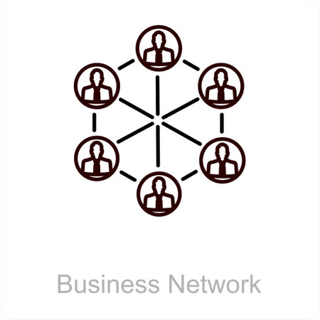 This is beautiful handcrafted pixel perfect Black Line Blockchain iconのイラスト素材