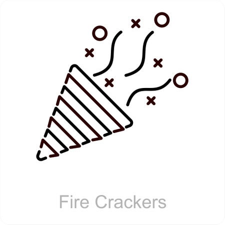 This is beautiful handcrafted pixel perfect Black Line Celebrate iconのイラスト素材