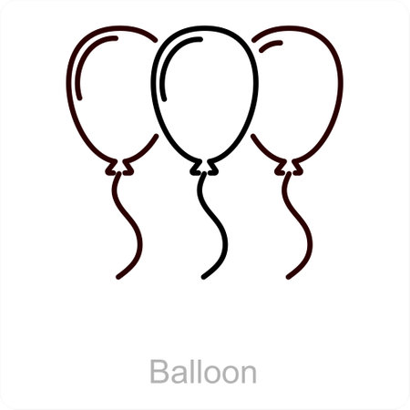 This is beautiful handcrafted pixel perfect Black Line Celebrate iconのイラスト素材