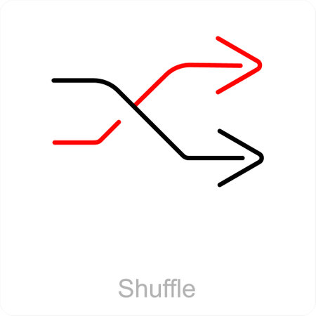 This is beautiful handcrafted pixel perfect Red and Black Line Arrow iconのイラスト素材