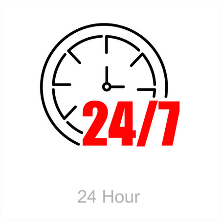 This is beautiful handcrafted pixel perfect Red and Black Line Contact iconのイラスト素材