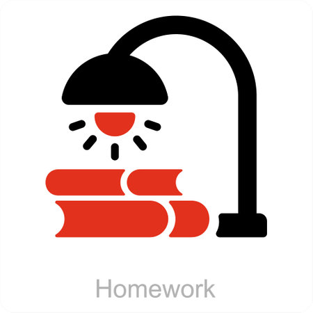 This is beautiful handcrafted pixel perfect Red and Black Filled School and Education iconのイラスト素材