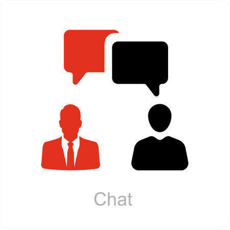 Chat and communication icon conceptのイラスト素材