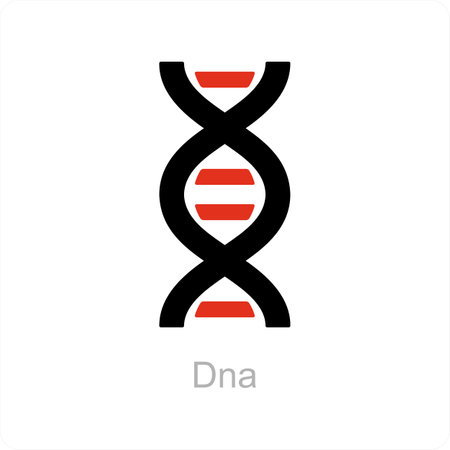 dna and genetic icon conceptのイラスト素材