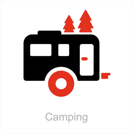 campingのイラスト素材