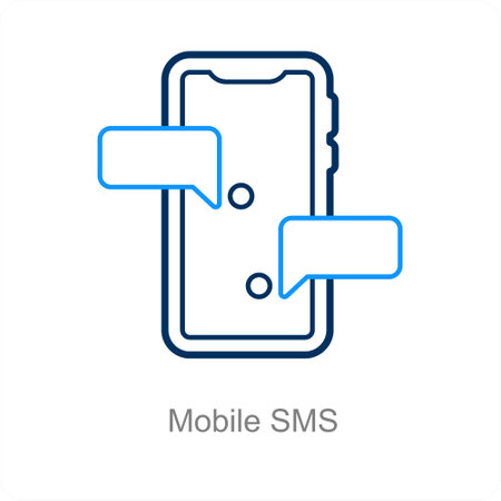 Mobile Smsのイラスト素材