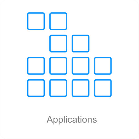 Applicationsのイラスト素材
