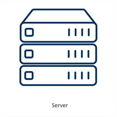 serverのイラスト素材