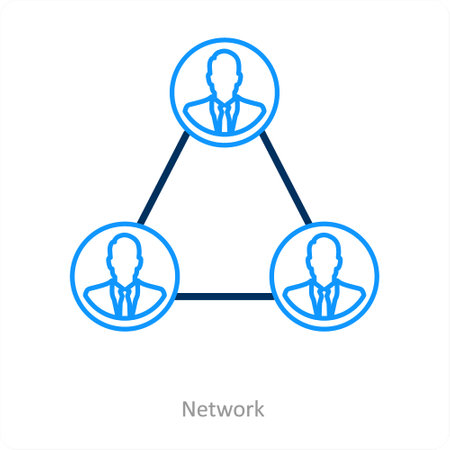 Networkのイラスト素材