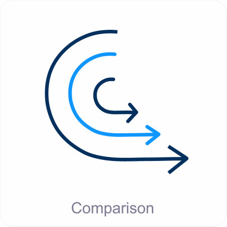 Comparison and diagram icon conceptのイラスト素材