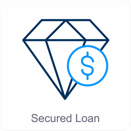 Secured loanのイラスト素材