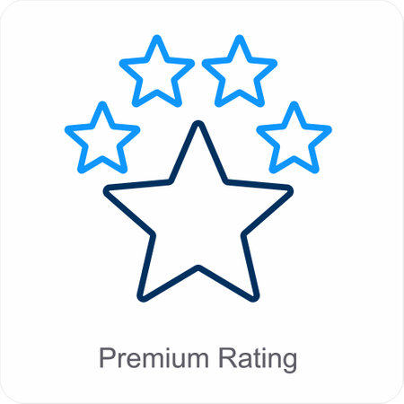 Premium Ratingのイラスト素材