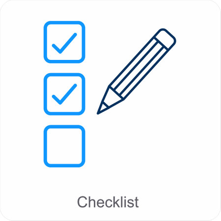 Checklistのイラスト素材