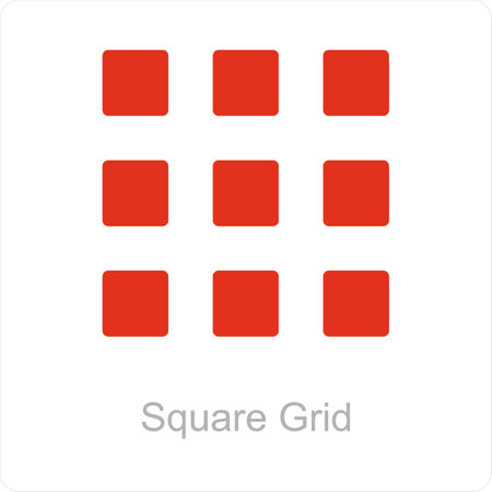 Square Gridのイラスト素材