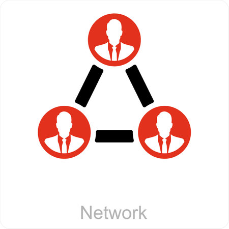 Networkのイラスト素材