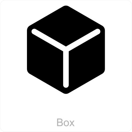 Boxのイラスト素材