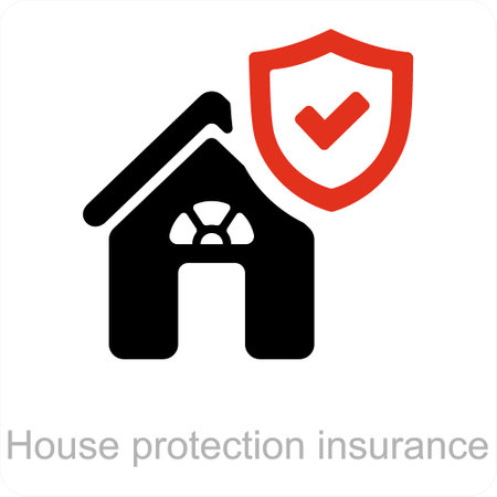 House Protection Insuranceのイラスト素材