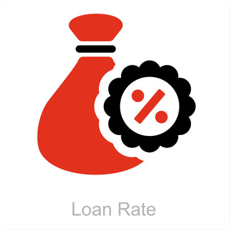 loan rateのイラスト素材