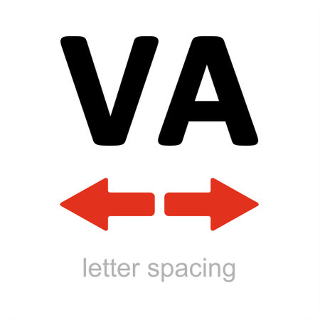 letter spacingのイラスト素材