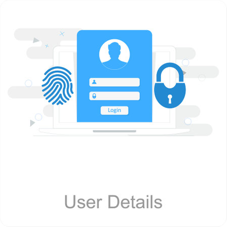 User Detailsのイラスト素材