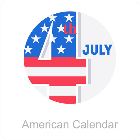 American Calenderのイラスト素材