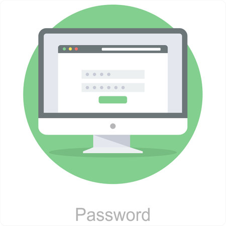 Passwordのイラスト素材