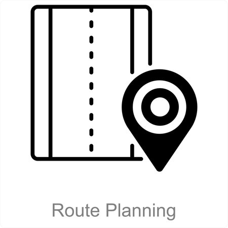 Route Planningのイラスト素材