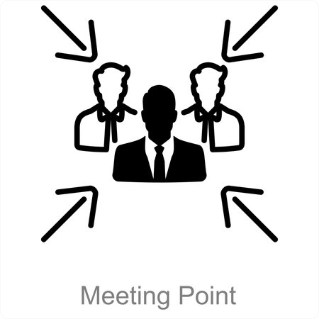 Meeting Pointのイラスト素材