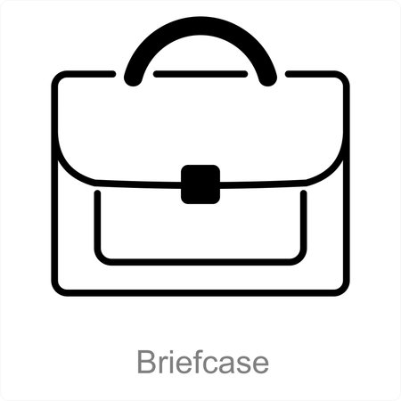 Briefcaseのイラスト素材
