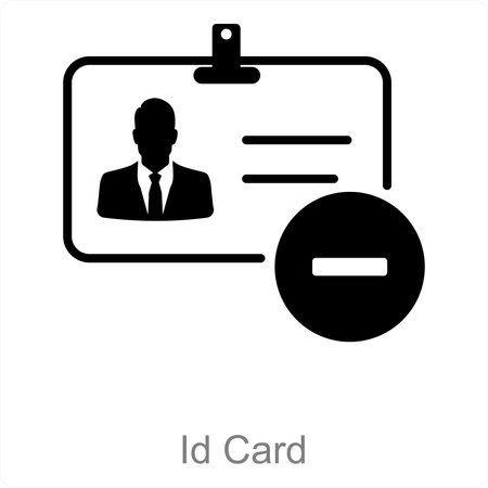 Id Cardのイラスト素材