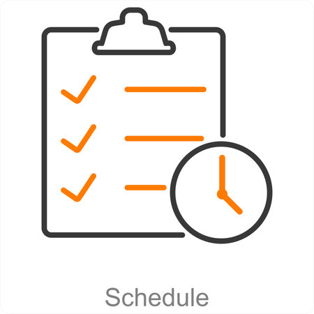 Scheduleのイラスト素材