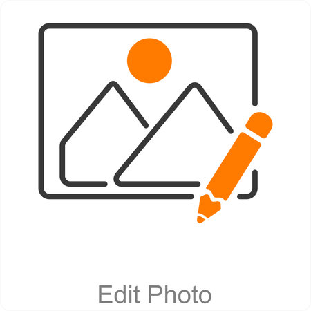 Edit Photoのイラスト素材