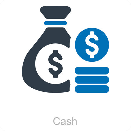 Cash and money icon conceptのイラスト素材