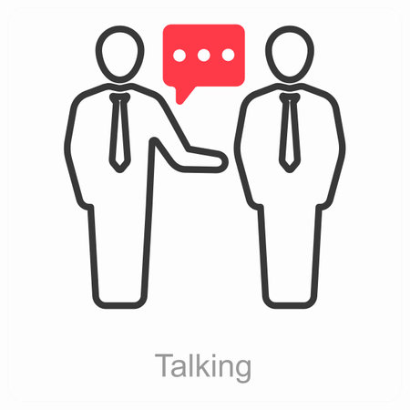 This is beautiful handcrafted pixel perfect Duo line Black and red Communication iconのイラスト素材