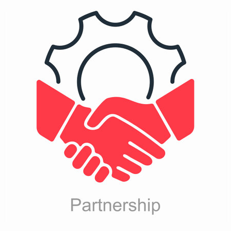 This is beautiful handcrafted pixel perfect Duo line Black and red Recruitment iconのイラスト素材