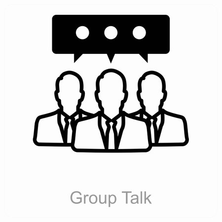 This is beautiful handcrafted pixel perfect Duo line Black Communication iconのイラスト素材