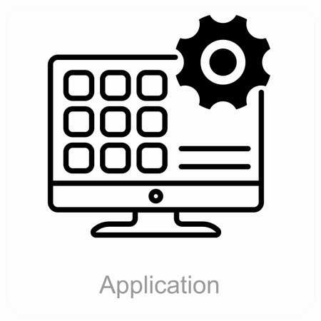 This is beautiful handcrafted pixel perfect Duo line Black Social media iconのイラスト素材