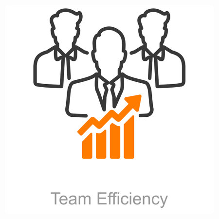 This is beautiful handcrafted pixel perfect Duo Line Black and Orange Business & office iconのイラスト素材