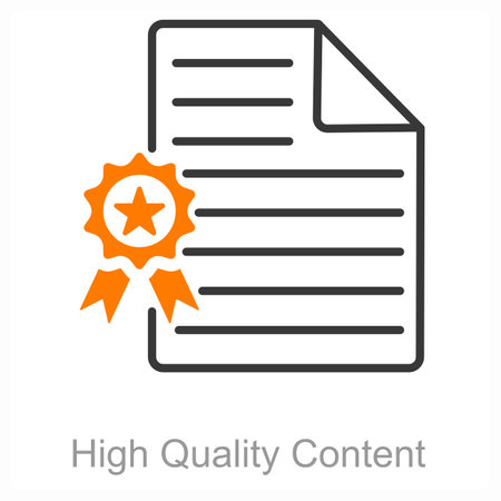 This is beautiful handcrafted pixel perfect duo line black and orange seo iconのイラスト素材