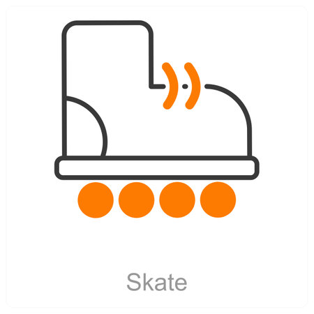 This is beautiful handcrafted pixel perfect black and orange Sports and Fitness iconのイラスト素材