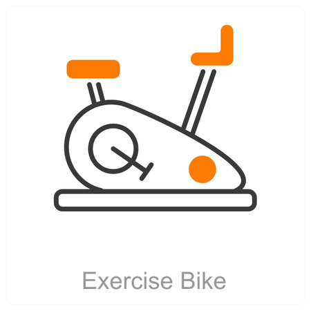 This is beautiful handcrafted pixel perfect black and orange Sports and Fitness iconのイラスト素材