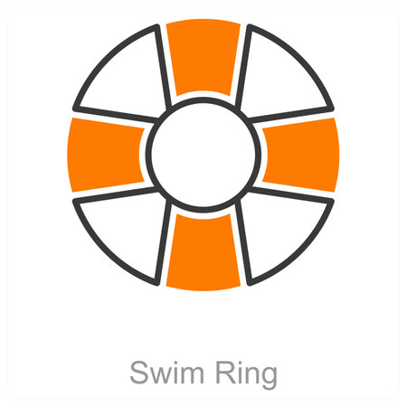 This is beautiful handcrafted pixel perfect black and orange Summer and Travel iconのイラスト素材