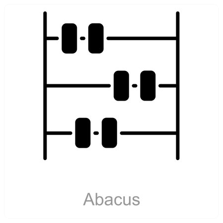 This is beautiful handcrafted pixel perfect duo line black School and Education iconのイラスト素材