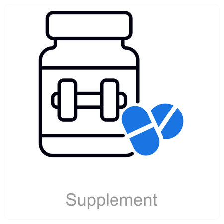 This is beautiful handcrafted pixel perfect duo line black and blue Sports and Fitness iconのイラスト素材