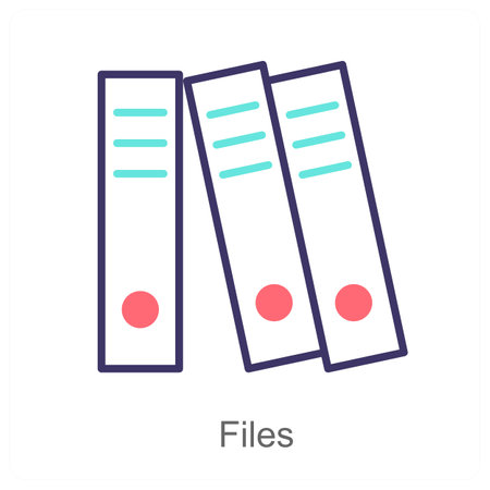 This is beautiful handcrafted pixel perfect Multicolor Business iconのイラスト素材