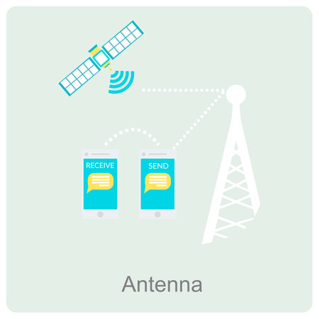 This is beautiful handcrafted pixel perfect without bg Communication and Connectivity iconのイラスト素材