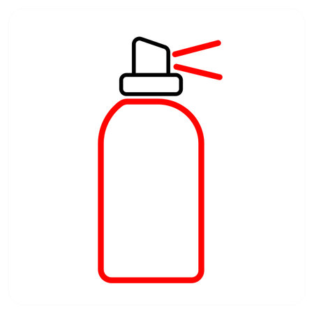 These are beautiful handcrafted pixel perfect red and black line editing tools iconsのイラスト素材