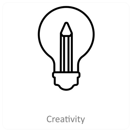 This is beautiful handcrafted pixel perfect black line Design and Creativity iconのイラスト素材